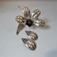 Vintage Silver-Plated Flower with Individual Petal Ashtray/Dishes by PLAME Spain