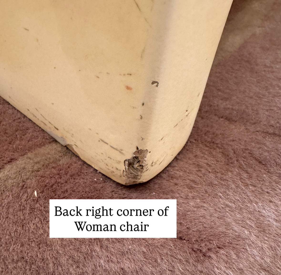 Vintage Pair of Man and Woman Fiberglass "Chairacters" by Altina Schinasi