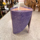 Vintage 1980's Postmodern Pink and Purple Side/Accent Table