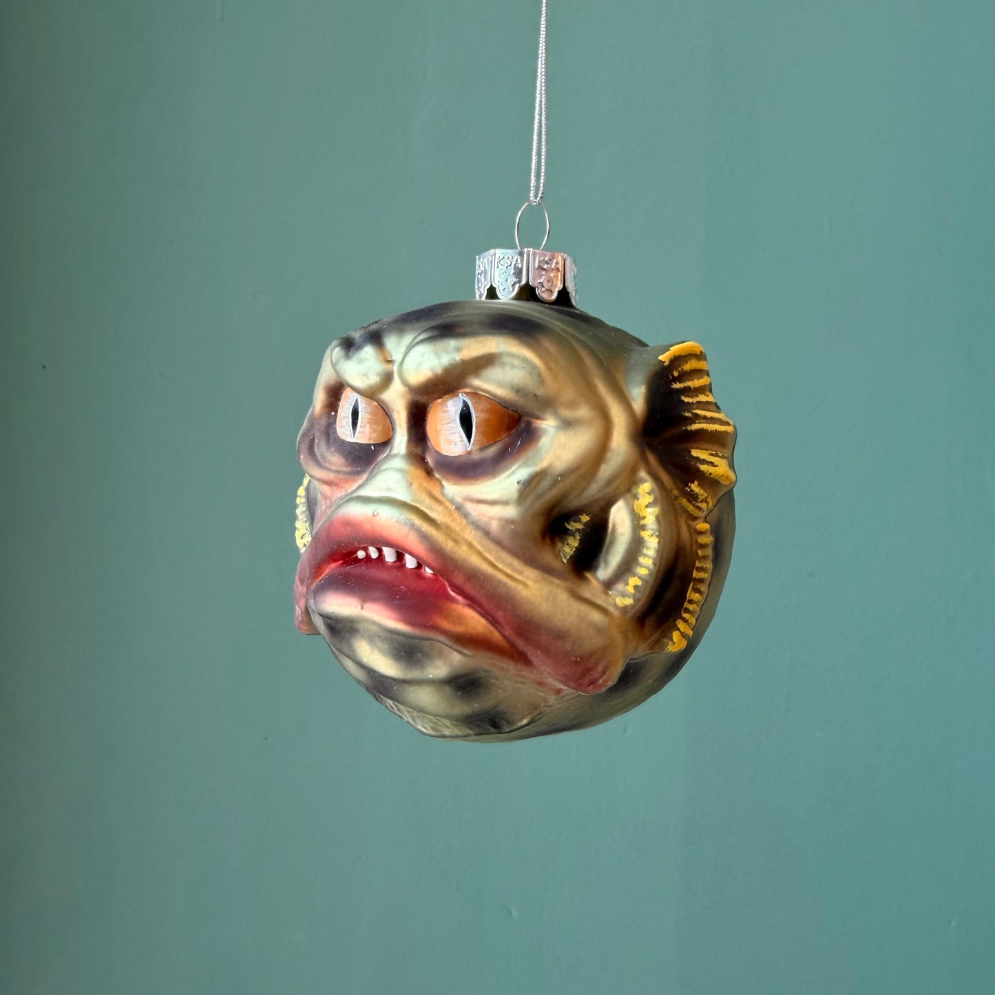 Gorenaments "Chum" Swamp Monster Glass Ornament