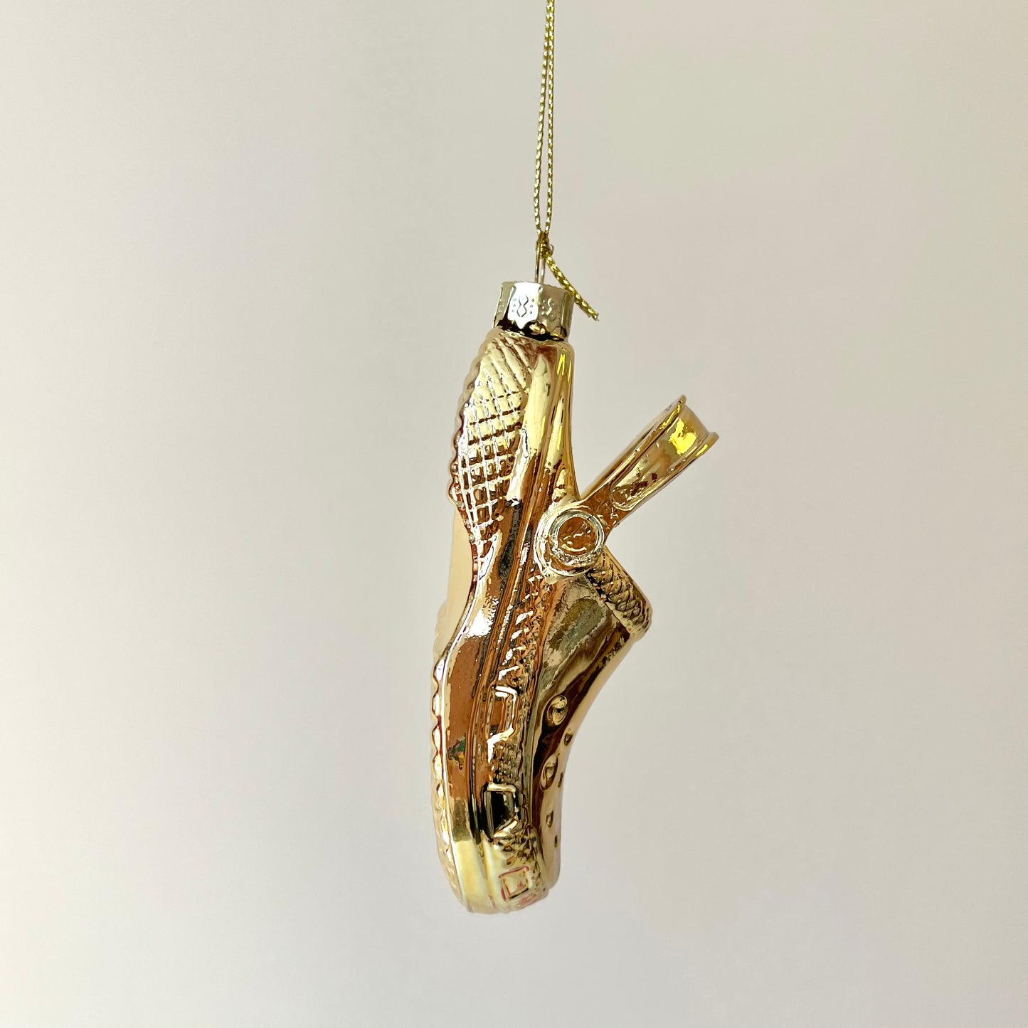Gold Croc Shoe Ornament