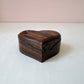 Vintage Wooden Heart Puzzle Box
