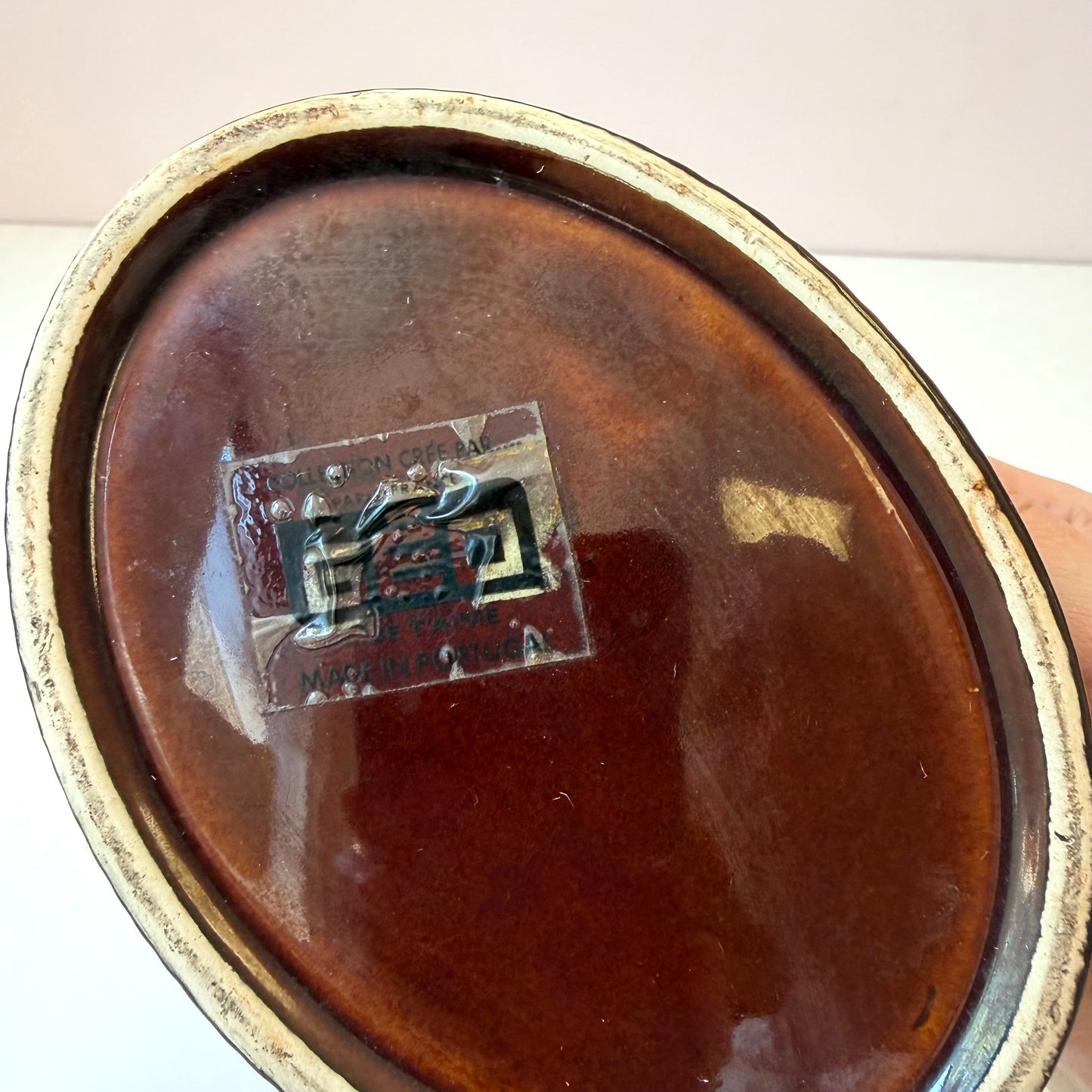 Vintage GEO Ceramic Rabbit Tureen Serving Dish