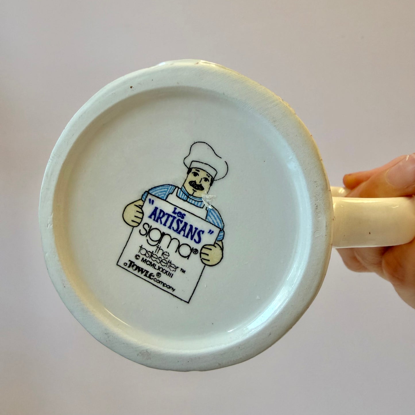 Vintage 1983 “Les Artisans” Character Mugs by Sigma - Set of 4