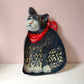 Vintage Large Paper Maché Cat Tray