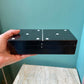 Black Resin Domino Box