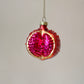 Beaded Glass Pomegranate Ornament
