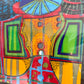 Vintage Hundertwasser Original Framed Museum Poster 1975