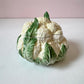 Vintage Italian Vietri Cauliflower Lidded Bowl
