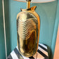 Vintage Brass Deco Style Table Lamp