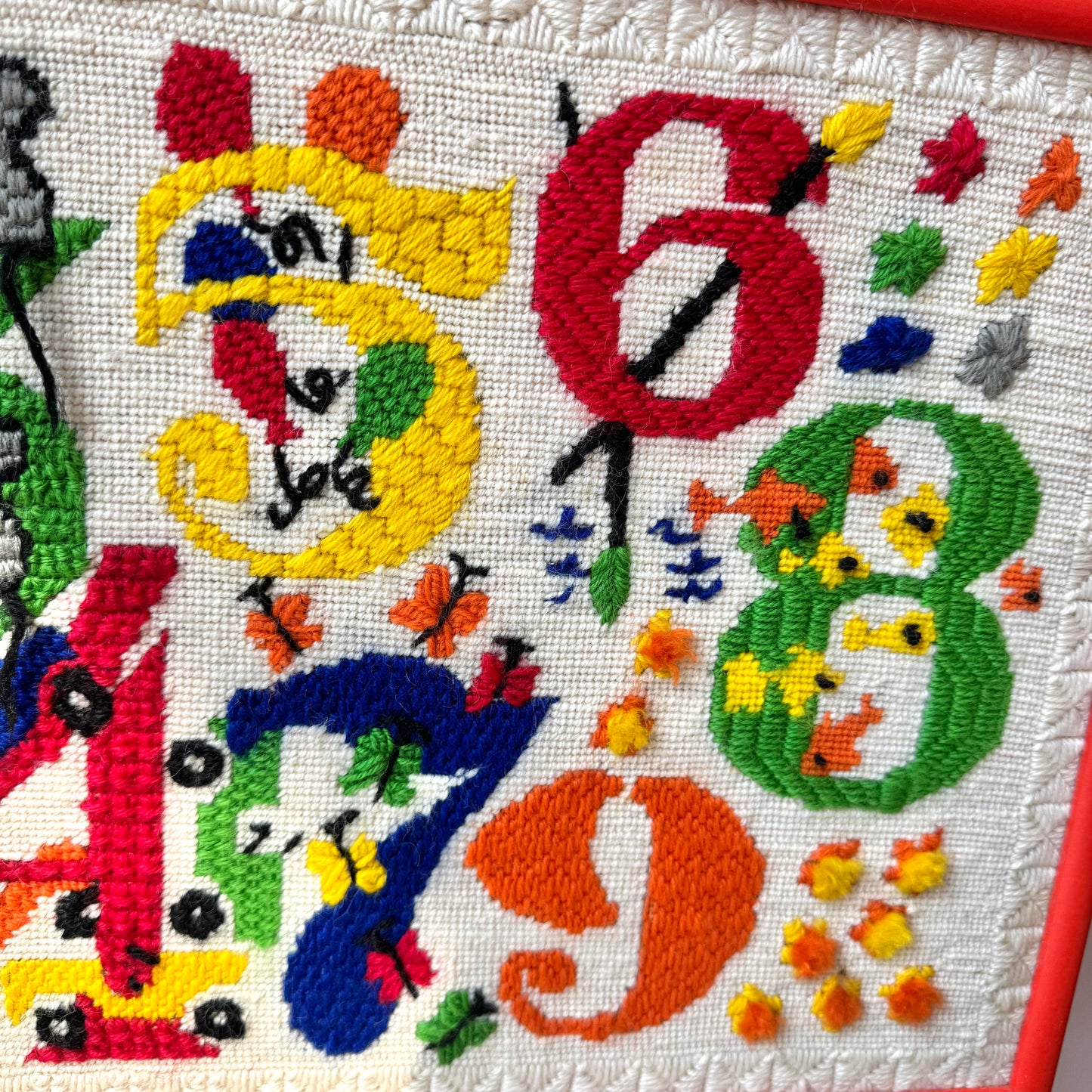 Vintage Numbers Needlepoint