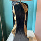 Vintage Gold and Black Abstract Female Male Lamp by FAIP