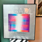 Vintage Framed AGAM Gallery Poster