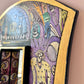 Vintage Hand Painted Whimsical Illustration Art Mirror
