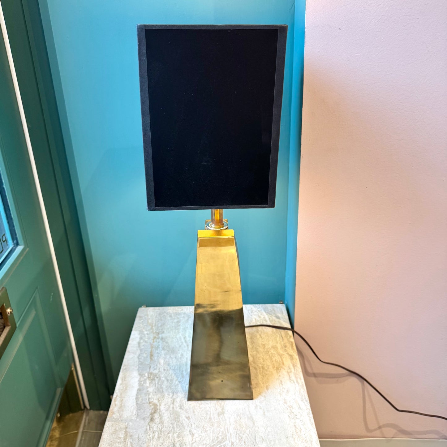 1970’s Pierre Cardin Style Brass Lamp