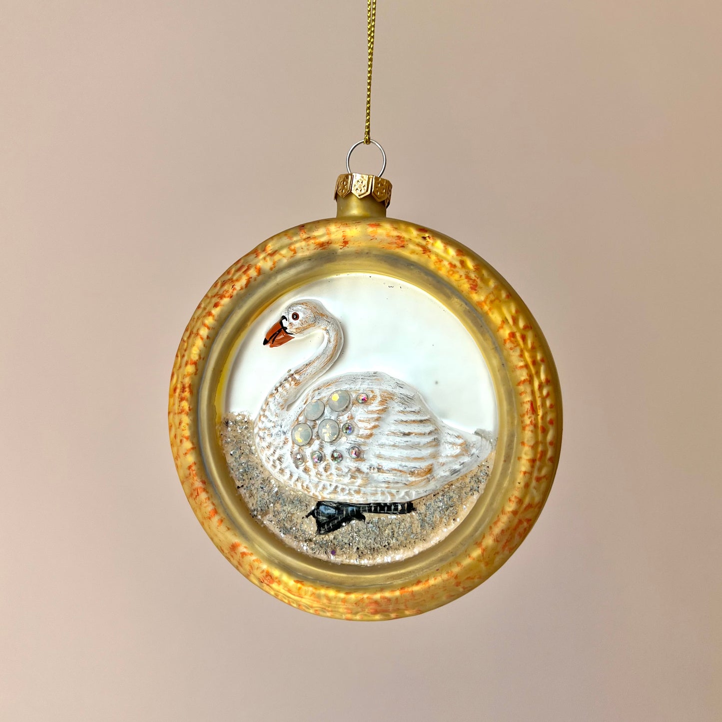 Victorian Swan Curiosity Ornament