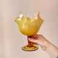 Vintage Fazzoletto “Handkerchief” Handblown Glass Candy Dish/ Catch All