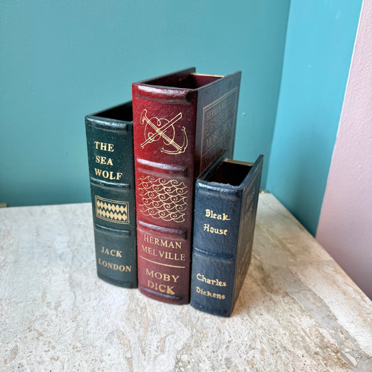 Wooden Vintage Classic Novel Book Vase