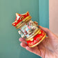 Red & Gold Carousel Trinket Box