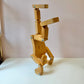 Vintage Articulating Wooden Man Statue