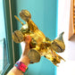 Vintage Brass Elephant Statue