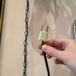 Vintage 1970's "Smokey" Lucite String Art Swag Lamp by Paul Secon for Sompex