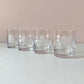 Vintage Set of 4 Card Face Drinking Glasses by Lenox for Kate Spade