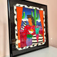 Vintage Large Framed Limited Edition Signed and Numbered Serigraph by Tavlos