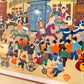 Framed Vintage ‘Park D’Amusement’ Limited Edition Serigraph by Claudine-Signed/Numbered