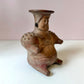Vintage Handcrafted Mexican Terracotta Figurative Talisman Vessel/Vase