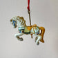 Vintage Carousel Horse Ornament in Box #10