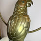 Mid Century Brass and Copper Parrot Bird Sculpture Attributed to Sergio Bustamante