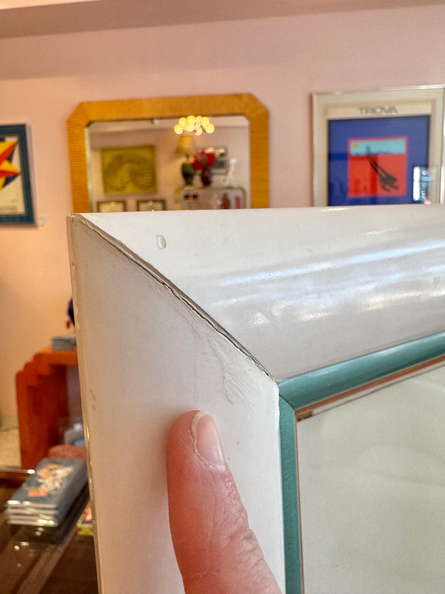 Vintage "At Water's Edge" Flamingo Signed and Numbered Lithograph by Marcel