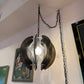 Vintage 1970's "Smokey" Lucite String Art Swag Lamp by Paul Secon for Sompex
