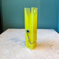 Vintage Mid Century Modern Oversized Bright Yellow Acrylic Clothespin Paperweight
