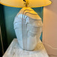 Vintage Opalescent Hollywood Regency Style Lamp