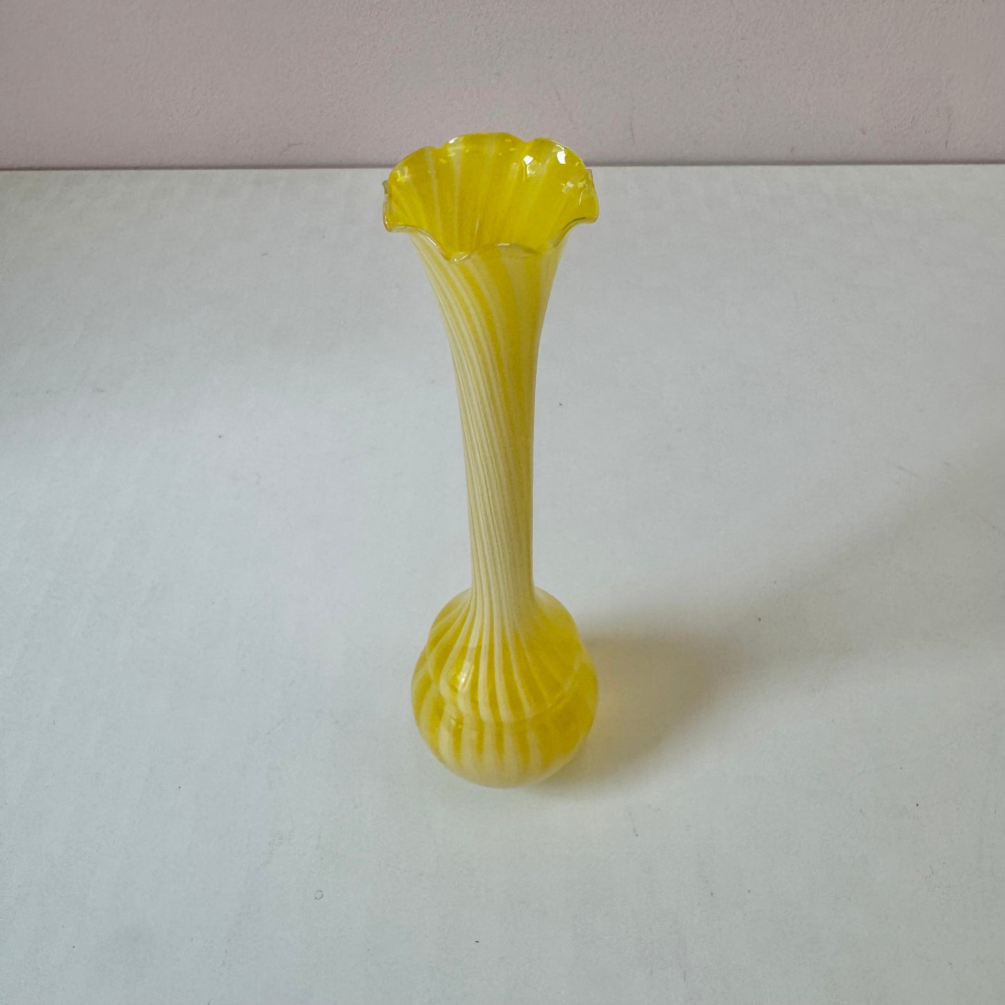 Vintage Murano Style Art Glass Bud Vase/Item