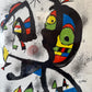 Vintage Framed "Fundació Joan Miro" Exhibition Poster