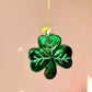 Glass Shamrock Ornament