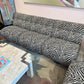 Vintage Zebra Modular Sectional Sofa/Slipper Chair Sold Per Piece