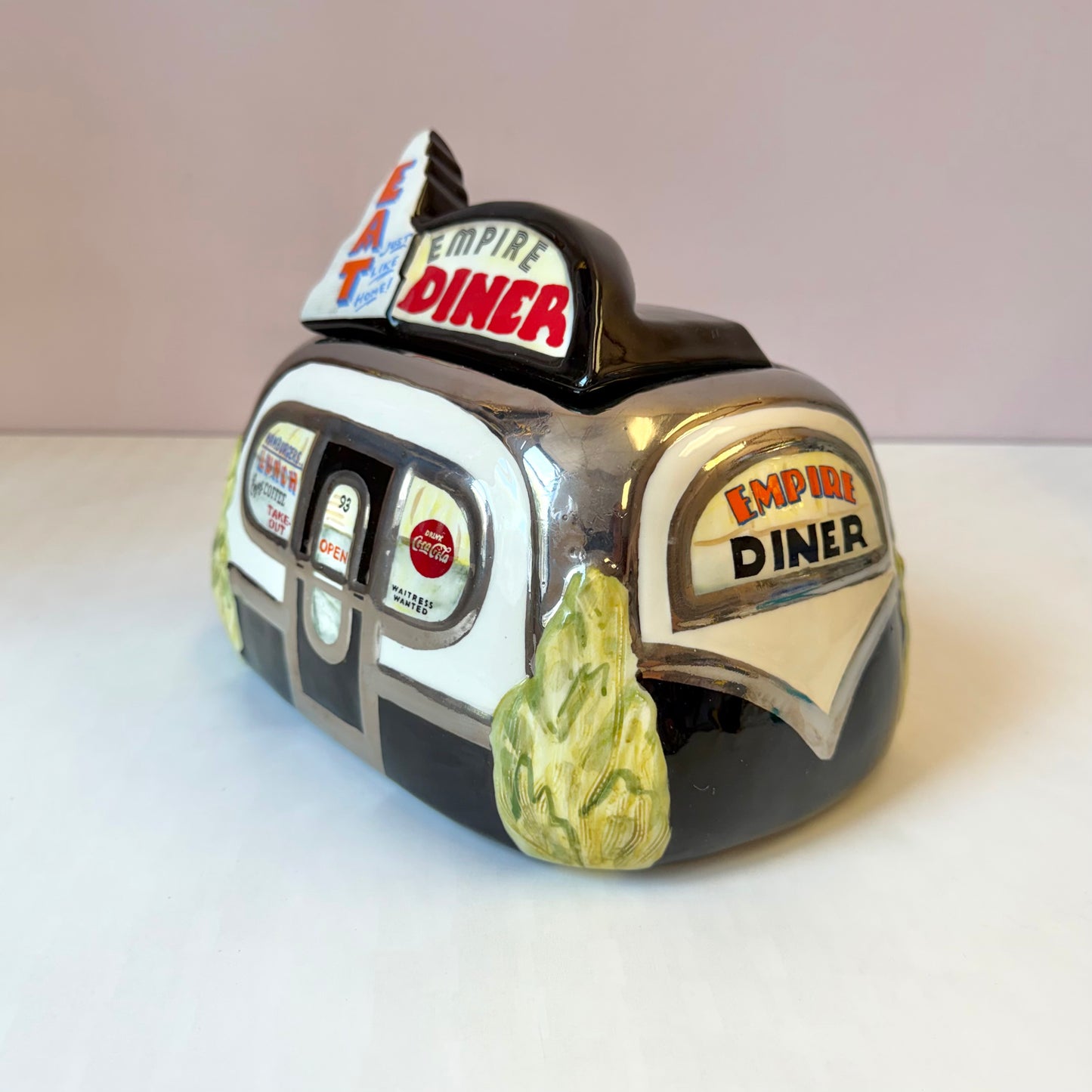 Vintage 1993 Limited Edition Signed Henry Cavanagh "Empire Diner" Cookie Jar