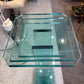 Vintage Stacked Glass Pedestal 36.5”
