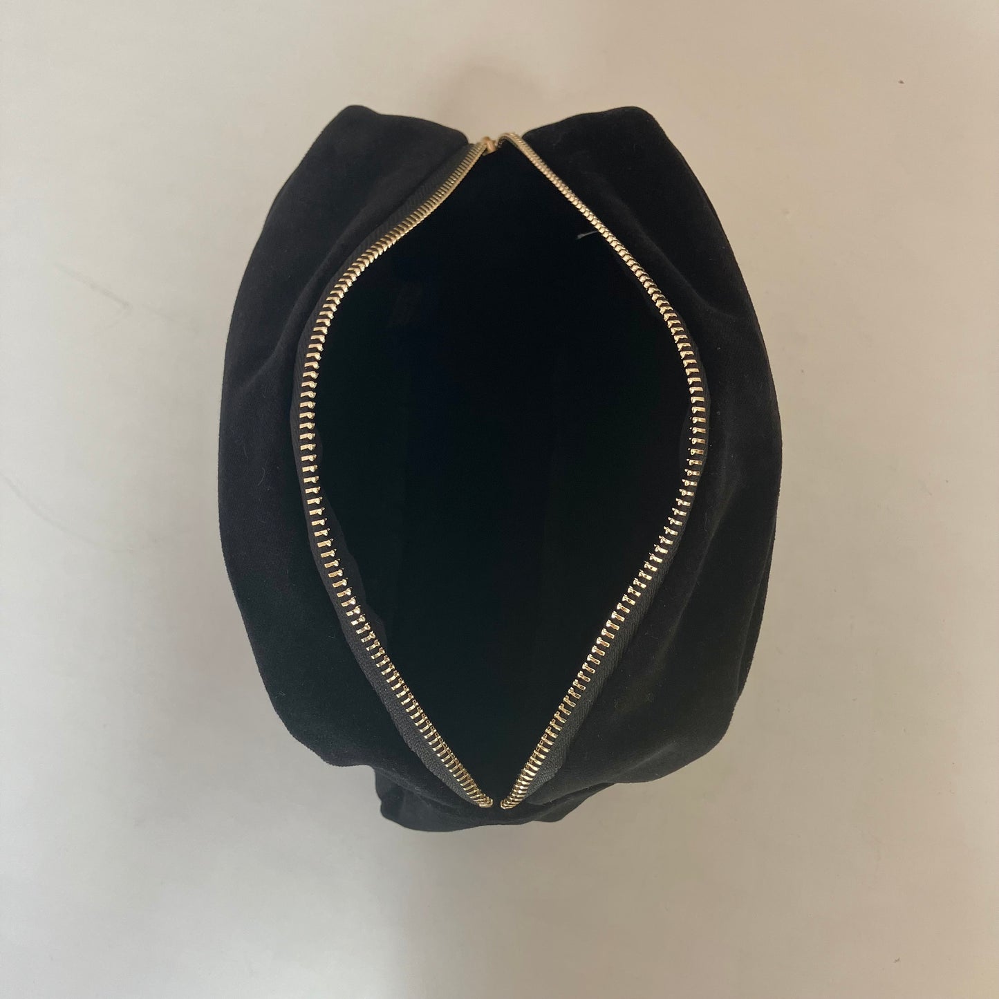 Velvet Embroidered Makeup Bag - Beetle