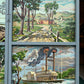 Vintage 1950's Original Paint by Numbers Screen/Room Divider