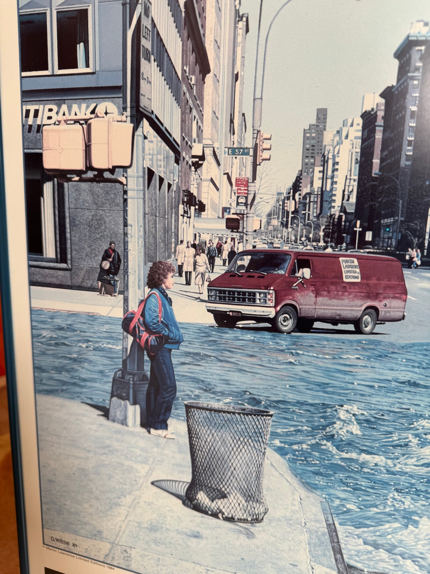 Vintage "Urban Development 2" Print Poster by Doug Webb 1985