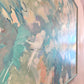 Vintage Teal and Blush Floral Framed Artwork