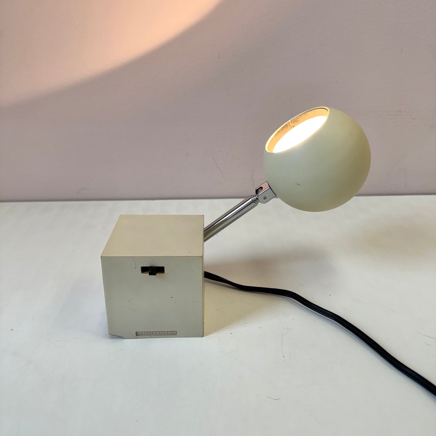 Vintage 1960s Lightolier Lytegem Adjustable Desk Lamp