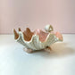 Vintage Fitz and Floyd Ceramic Footed Shell Dish