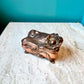 Antique Art Nouveau Copper Jewelry Box by Jennings Brothers