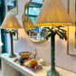 Vintage 1970s Chapman Style Palm Tree Table Lamp/per item